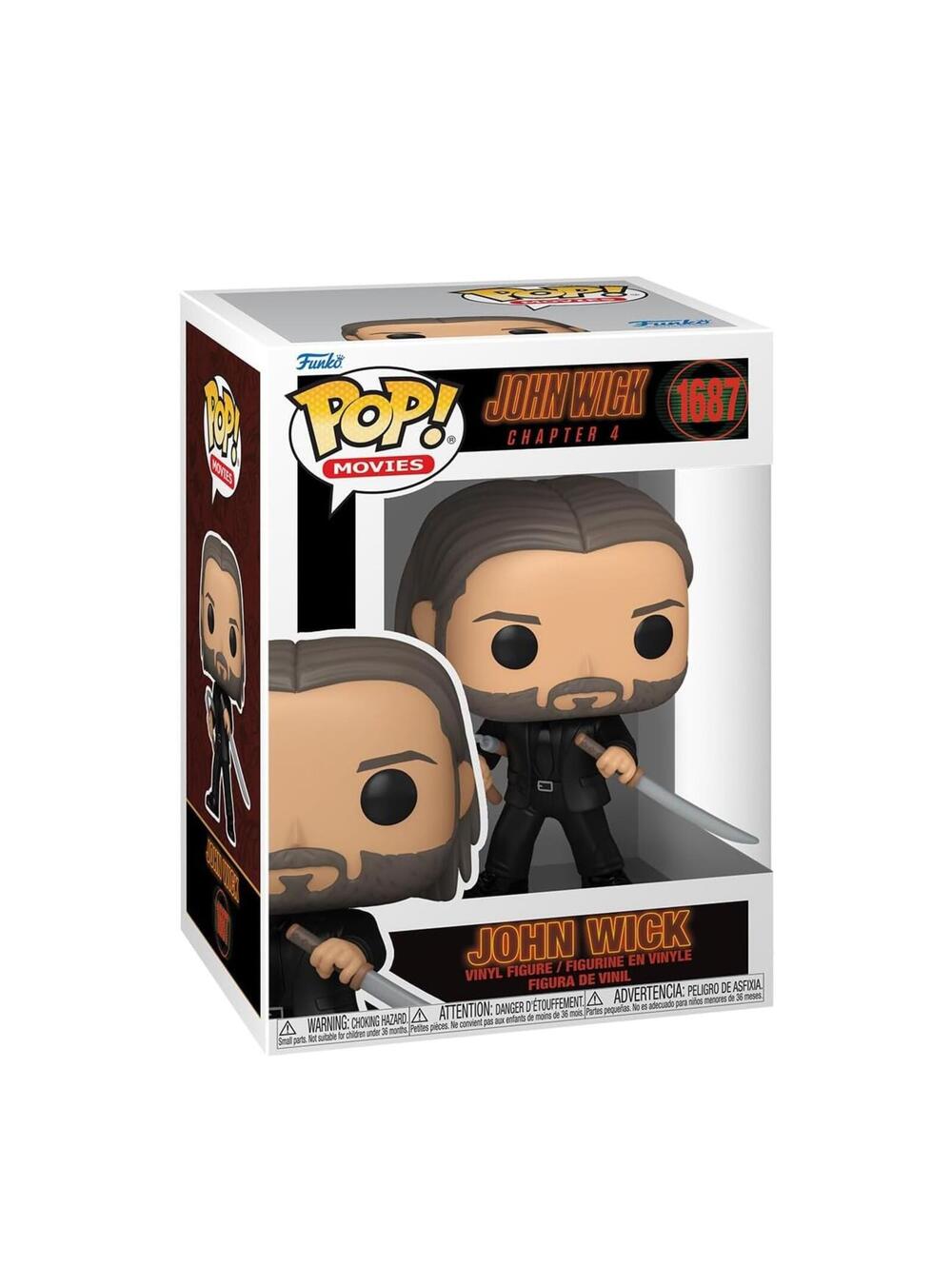 Funko Pop! John Wick Chapter 4 #1687 Collectible Vinyl Figure with Sword